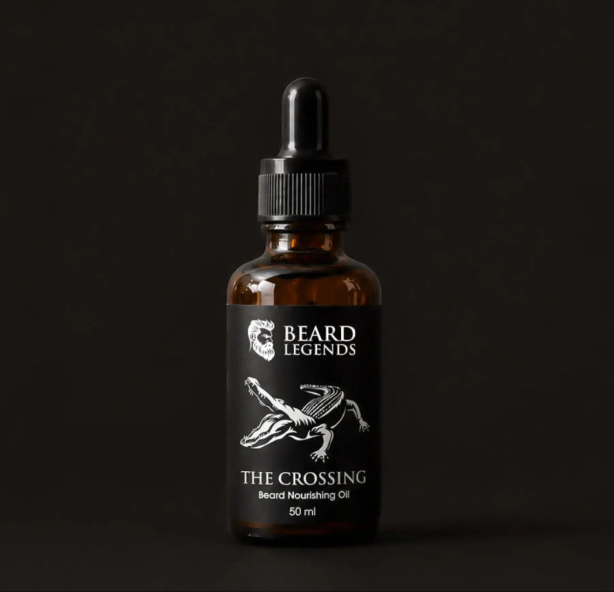 Man applying Beard Legends beard oil to relieve beard itch and dandruff