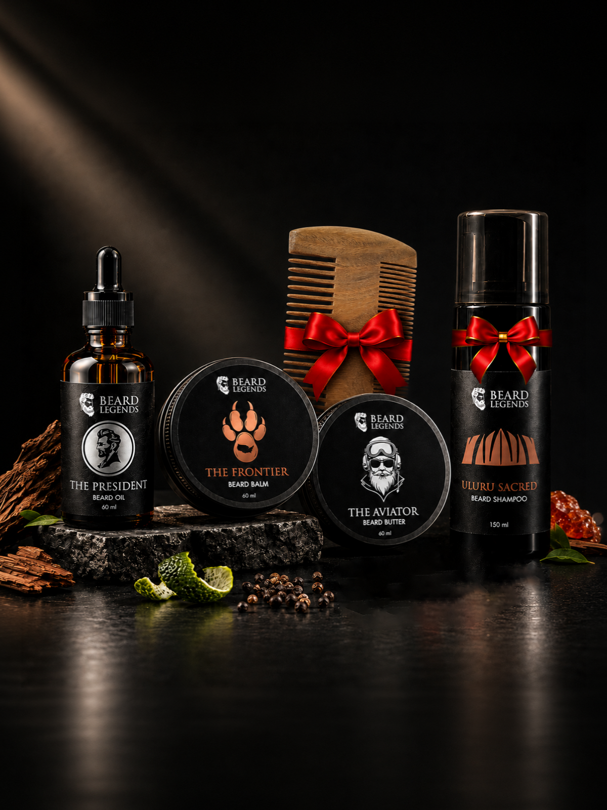 Rock Bottom (Any Three + Free Beard Wash & Comb)